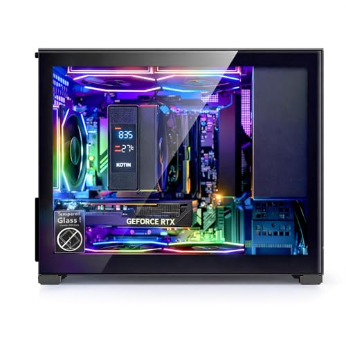 KOTIN Desktop Computer Tower AMD Ryzen 5 9600X 5.4GHz GeForce RTX 5060 Ti 8GB GDDR7 16GB DDR5 6000MHz 1TB PCIe 4.0 SSD 650W 80 Plus Gold WiFi 7 Windows 11 Home