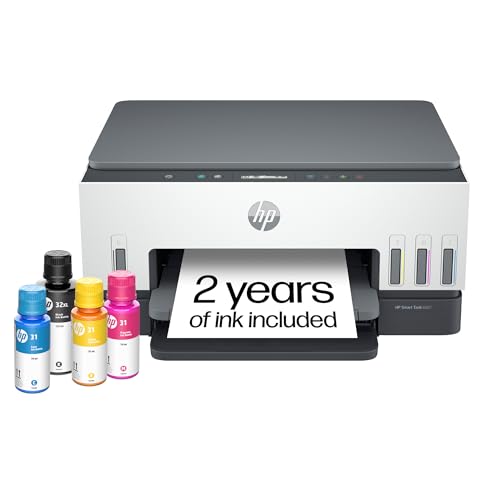 HP ST 6001 AIO Inkjet Printer Model 2H0B9A, 4800 x 1200 DPI, 12 PPM, 14.07 lbs