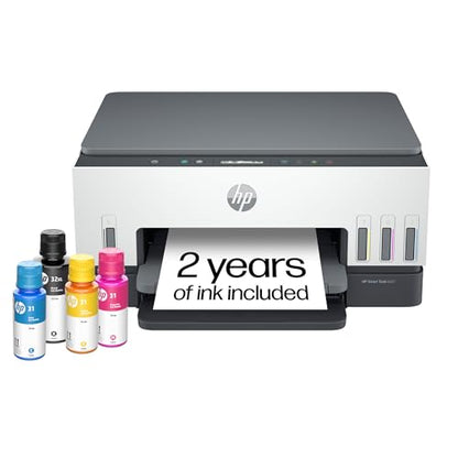 HP ST 6001 AIO Inkjet Printer Model 2H0B9A, 4800 x 1200 DPI, 12 PPM, 14.07 lbs