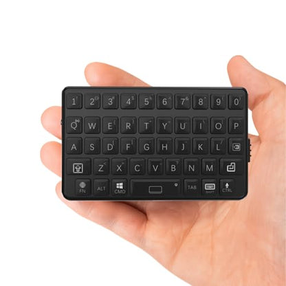 EXknight Mini Keyboard 46 Keys QWERTY Bluetooth 5.0 Wireless Portable Keyboard Model M4
