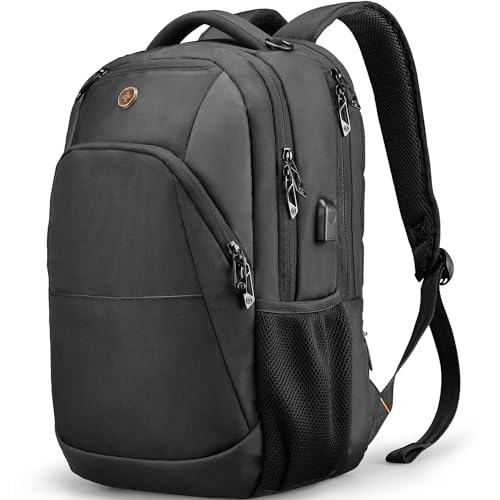 Swissdigital 16 Inch SD1670-01 Travel Laptop Backpack Water Resistant RFID Blocking USB Charging