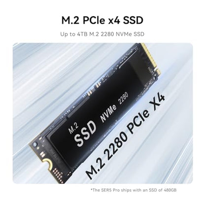 Beelink SER5 PRO 24" 3840x2160 Mini LED PC