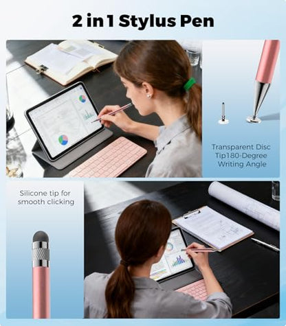 Kenkor 3 Count stylus YPB Black, Pink, White, Capacitive, Touch Screen Accessory