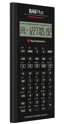 Texas Instruments 3" BA II Plus Professional Financial Calculator