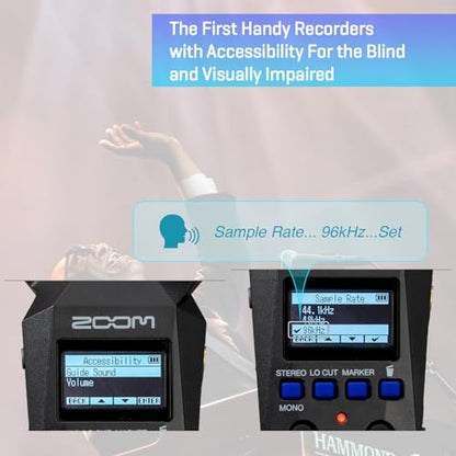 Zoom 5.38" x 2.12" x 1.14" H1essential 32-bit Float Portable Studio Recorder