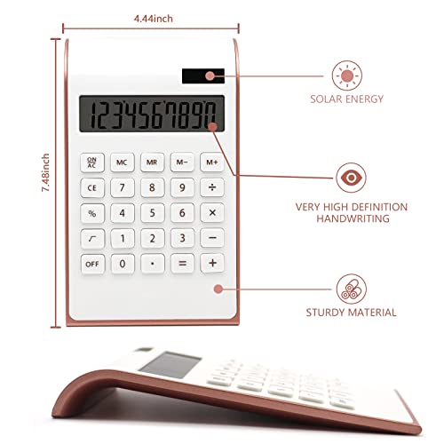 UPIHO 4 Inches Model 1 Solar Powered LCD Calculator 10 Digits