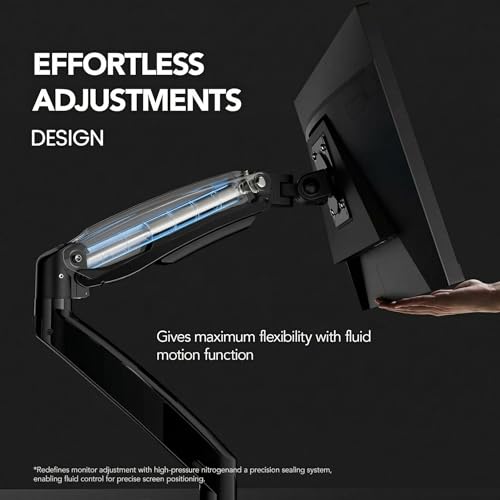 HUANUO Dual Monitor Stand 13in-40in HNDS7 VESA Mount Adjustable