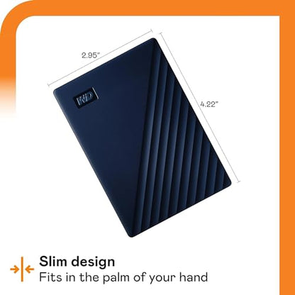 WD 2TB My Passport for Mac WDBA2D0020BBL-WESN External Hard Drive USB 3.2