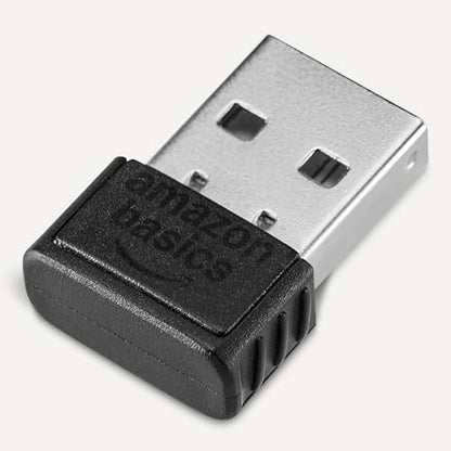 Amazon Basics Bluetooth 5.4 USB Adapter Dongle - USB Receiver for Bluetooth Devices