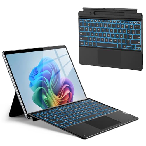 ORDA 13 Inch Keyboard Case for Microsoft Surface Pro 11 10 9 8 X - Wireless Bluetooth Type Cover