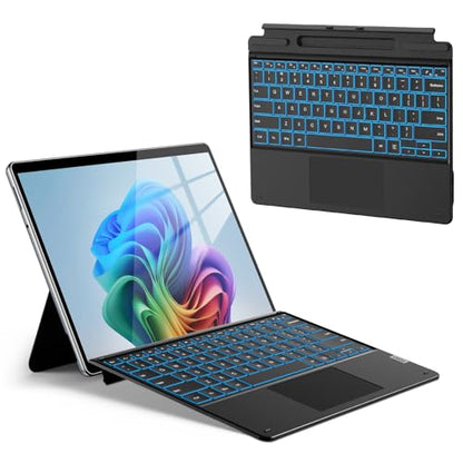 ORDA 13 Inch Keyboard Case for Microsoft Surface Pro 11 10 9 8 X - Wireless Bluetooth Type Cover