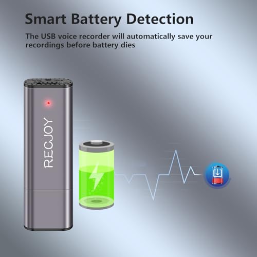 MayBest 64GB UL101 Digital Voice Recorder USB Interface Noise Cancellation