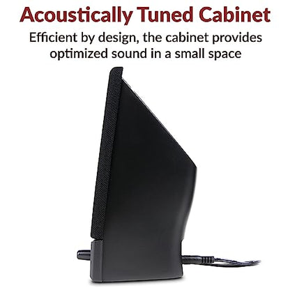 Cyber Acoustics 2.0 CA-2014 4W Speaker System Plastic Dual Speaker Design