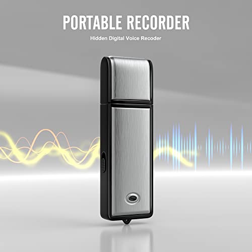 HAKSDOWO 32GB H5 USB Digital Voice Recorder Mono Noise Cancellation
