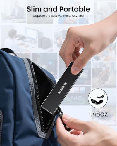 GARMESE 1TB External Solid State Drive USB 3.0, 1000MB/s Read Speed, Portable, Shock and Dust Resistant, Black