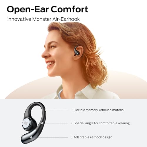 Monster Open Ear AC336 1x Headphones Type-C Wireless IPX6