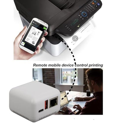 FAUOSWUK 3.66 x 3.58 x 2.83 inches FAUOSWUKfuigth7v12-11 USB 2.0 Print Server