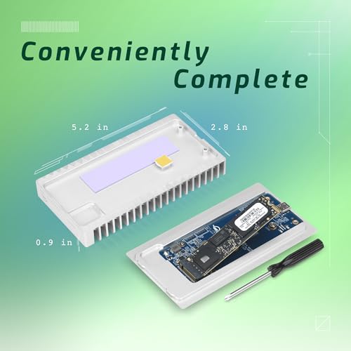 OWC 2.5 Inches OWCUS4EXP1M2 Portable NVMe Solid State Drive with PCIe x 4 Interface