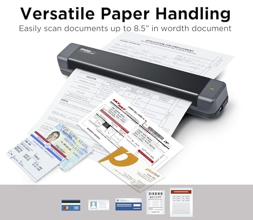 Plustek 1.6"x11.7" S410 Plus 600dpi Document Scanner