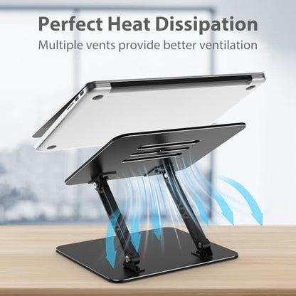 Gogoonike Adjustable Ergonomic Laptop Stand ZB-1688 Black Portable