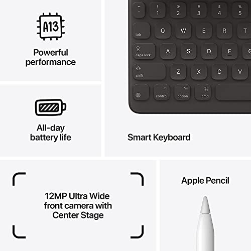 Apple 64 GB MK2L3LL/A 2048x1536 10.2 Inches iPad 9th Generation Silver Tablet