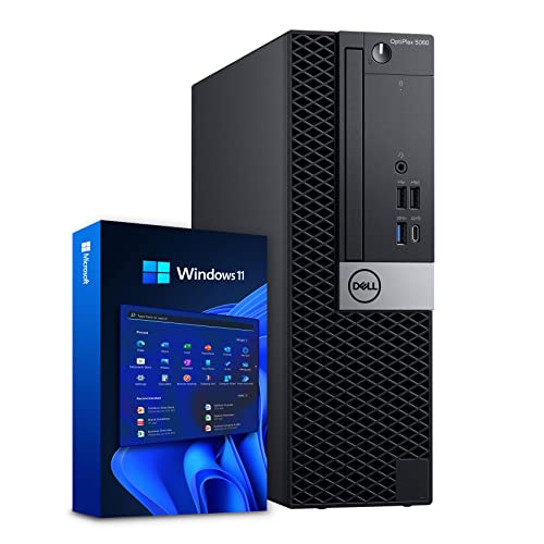 Dell OptiPlex 5060 Tower Desktop Computer | Intel Core i5-8500 | 16GB DDR4 RAM | 500GB HDD + 1TB HDD | Windows 11 | HDMI | Business Computer
