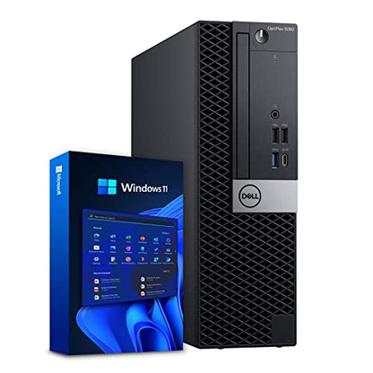 Dell OptiPlex 5060 Tower Desktop Computer | Intel Core i5-8500 | 16GB DDR4 RAM | 500GB HDD + 1TB HDD | Windows 11 | HDMI | Business Computer