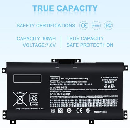 IEFUU 55.8 Wh LK03XL Lithium Ion Battery 11.55 Volts