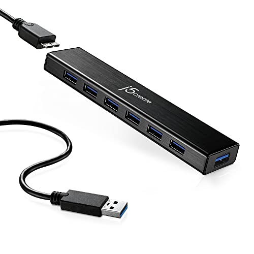 j5create 7-Port Powered USB 3.0 Hub Model JUH377