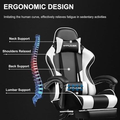 GTPLAYER 20.05in x 20.08in x 49.21in GT800A Indoor Office Chair
