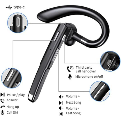 Agkey On Ear RM Wireless Headset Bluetooth Version 5.3 Noise Cancelling