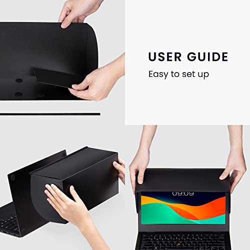 kwmobile 13インチ 57192.1.01 Outdoor Sun Shield for Laptop