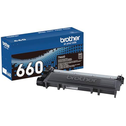 Brother TN660 High-Yield Toner Cartridge, Black, Page Yield 2600, 1 Pack