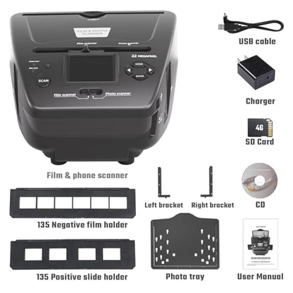 DigitPro Film Negative and Slide Scanner USB 1080P
