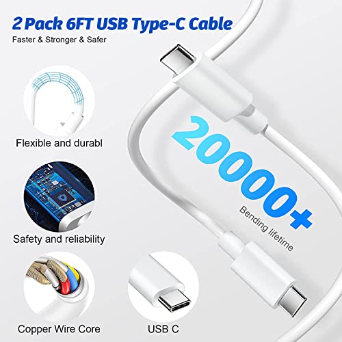Blechmeki 20W USB-C Fast Charging Wall Charger and Cable Set CA-15T-US