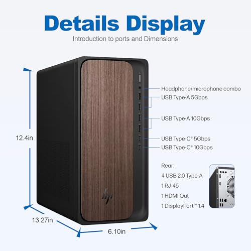 HP 16x14x12 inches M03-0000 3840x2160 Computer Tower