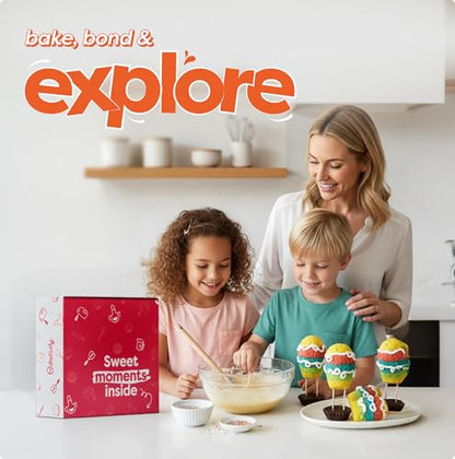 Baketivity Hot Air Balloon Madeleines Baking Kit 1.07kg 9 Pieces Educational Activity  Kids' Baking Supplies