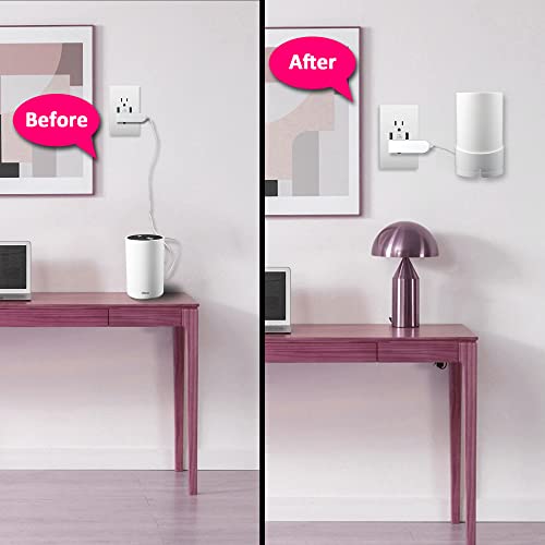 PETIMETI Deco X68-02 Tri-Band Wi-Fi 6 System Wall Mount Bracket with Cord Management