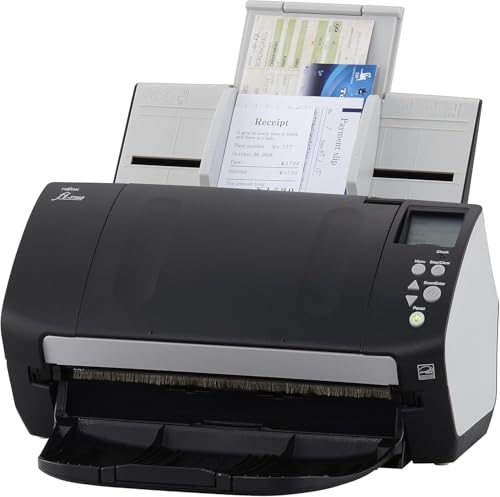 Fujitsu Fi-7160 Document Scanner 600 DPI ADF 80 Sheets USB 3.0
