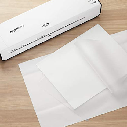 Amazon Basics 9 x 11.5-Inch Clear Thermal Laminating Sheets, 2.8 mil, 200-Pack
