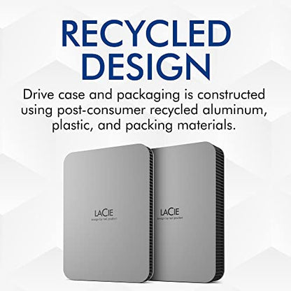 Seagate 1TB STLP1000400 Portable External Hard Drive USB-C 7200 RPM