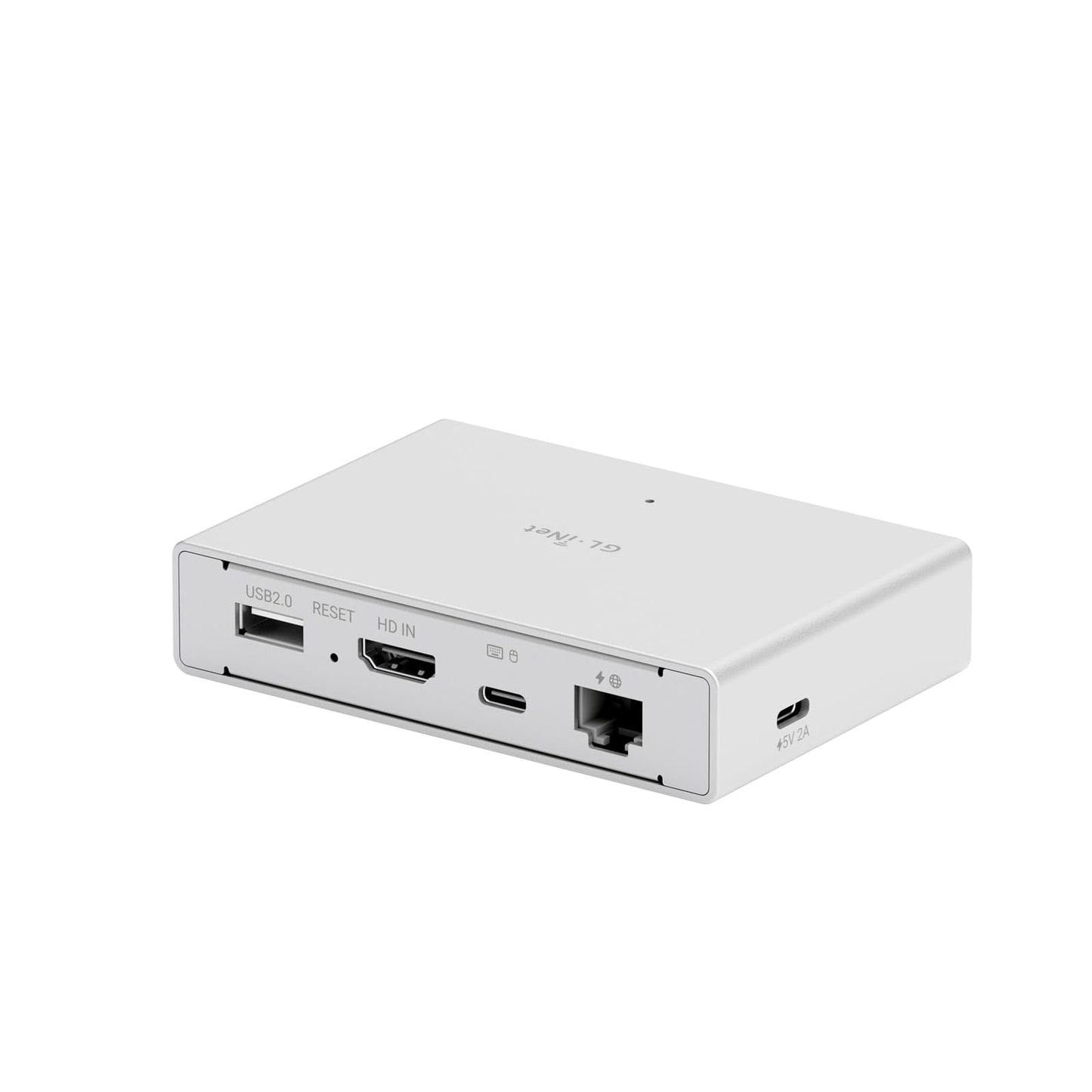 GL.iNet 4" x 2.76" x 0.8" 4K@30Hz Dual Power Remote KVM Switch Model GL-RM1PE