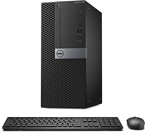 Dell 7050 Mini Tower Desktop Intel i7-7700 3.6GHz 32GB DDR4 1TB SSD + 2TB HDD Windows 11 Pro