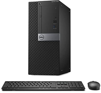Dell 7050 Mini Tower Desktop Intel i7-7700 3.6GHz 32GB DDR4 1TB SSD + 2TB HDD Windows 11 Pro