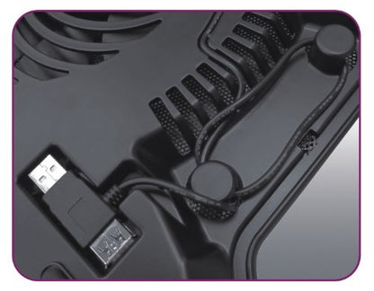 Cooler Master 160mm Laptop Cooling Pad R9-NBC-XSLI-GP Black