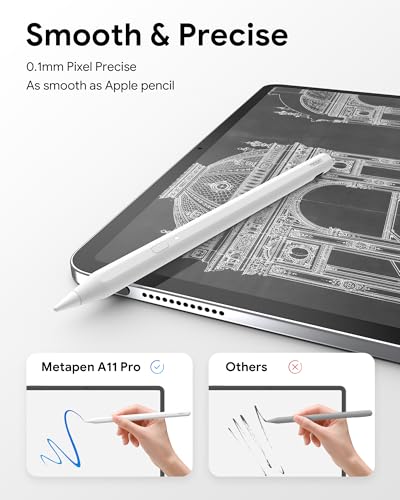 Metapen High Precision A11 Stylus Pen for iPad 2018-2025 Model: ME-APP412