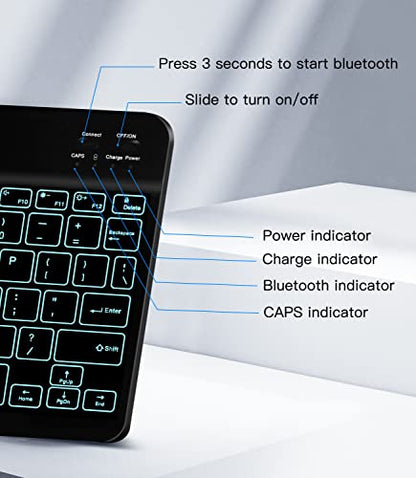 XIWMIX Portable Bluetooth Keyboard XIWMIX-M1 Lightweight Rechargeable Scissor-Switch QWERTY Universal Wireless Keyboard