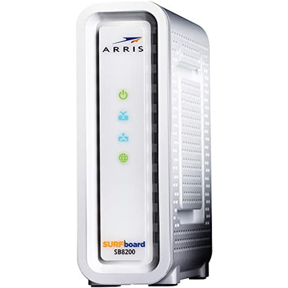 ARRIS 5.13" x 1.75" x 5.25" SB8200 2 Port Cable Modem 5 Gbps Ethernet