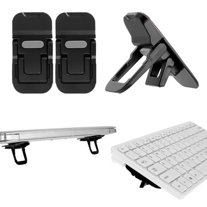 Bewudy 2 Pcs 588668_2_JzCx0NJdb Adjustable Keyboard Stand for Most Keyboards Tripod Tabletop Black