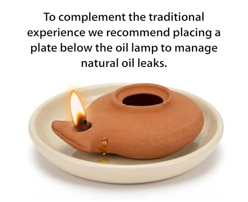 THE JERUSALEM GIFT SHOP SINCE 2004 4x1.2x3.2 in HOL Handmade Oil Lamp